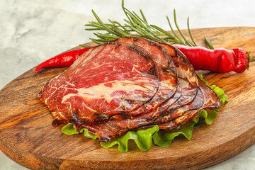 Dried pork neck meat snack