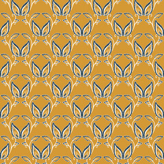 seamless pattern paisley patterns vector