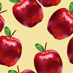 Apple pattern wallpaper background