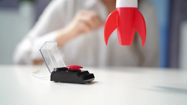 Red Launch Button