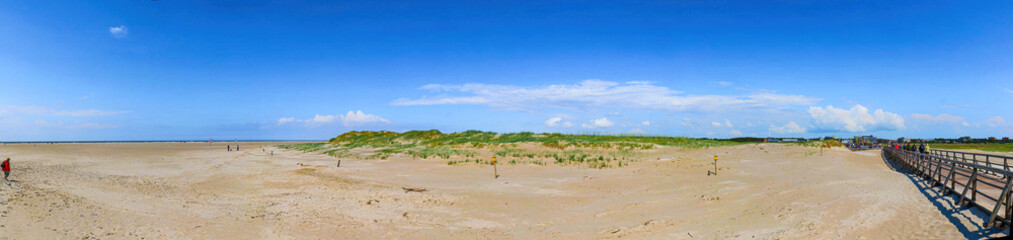 Sankt Peter-Ording Strandszenerie Panorama