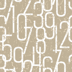 black and white background with numbers	