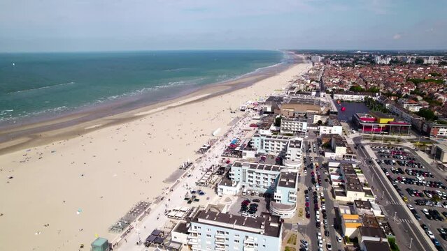 Malo-les-bain, dunkerque, plage, drone, cursal,  mer, 