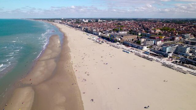 Malo-les-bain, dunkerque, plage, drone, cursal,  mer, 