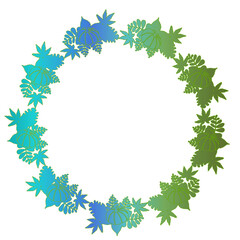 Fototapeta premium Autumn wreath. 