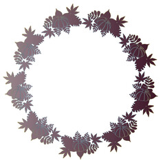 Obraz premium Autumn wreath. 
