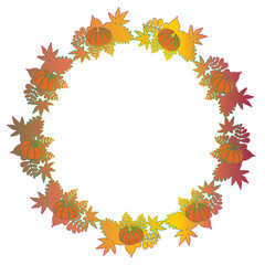 Autumn wreath. 