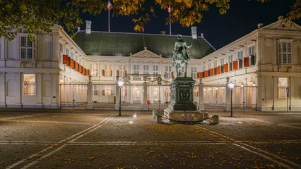 Fotobehang Den Haag Paleis Noordeinde at Night © Rene