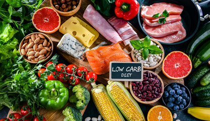 Low-carbohydrate diet products recommended for weight loss