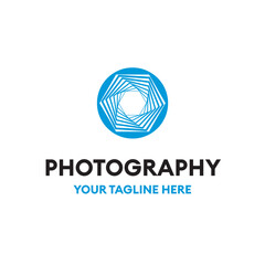 Lens Camera Photo Photography Vector Abstract Illustration Logo Icon Design Template Element 