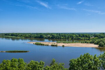 Landscape With River Narew In Poland