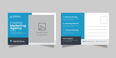 Corporate Business Postcard Template