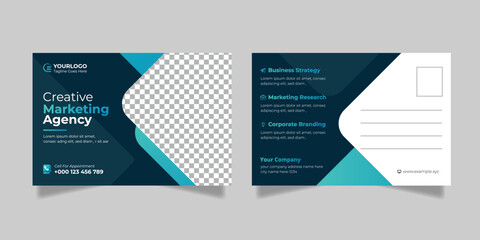 Corporate Business Postcard Template
