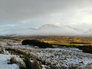 landscape in autumn mountain Sotland