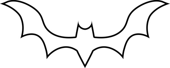 bat design illustration isolated on transparent background 