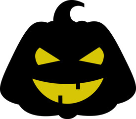 
Halloween pumpkin vector design illustration isolated on white background 

Halloween pumpkin design illustration isolated on transparent background 