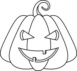 
Halloween pumpkin vector design illustration isolated on white background 

Halloween pumpkin design illustration isolated on transparent background 