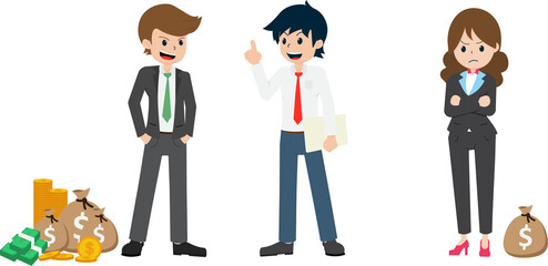 Salary Man choose to sell to wealthy customers rather than poor customers