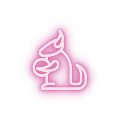 dragon neon icon