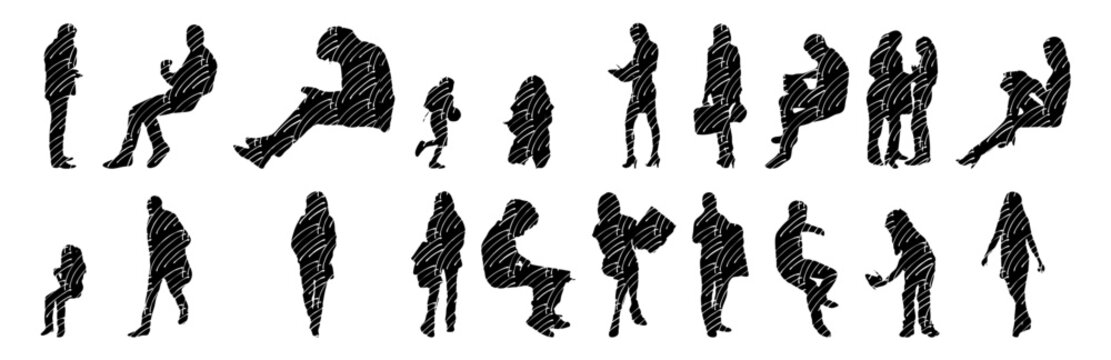 Male And Female Body Outline Images – Browse 71,292 Stock Photos ...