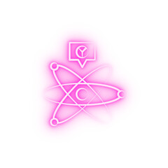 Cold fusion neon icon