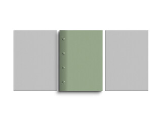 Minimal document with letterhead mockup