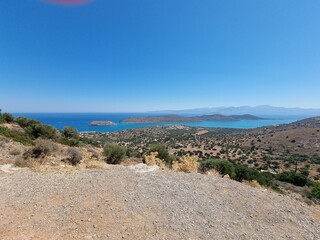 herrlicher Ausblick über die Küste Kretas