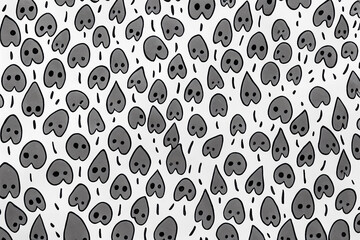 Fototapeta premium Halloween background with ghosts, texture