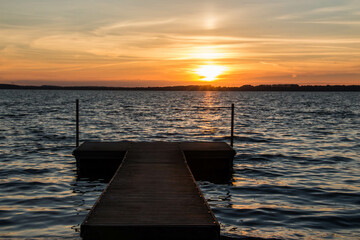 Fototapeta premium Sunset at the pier