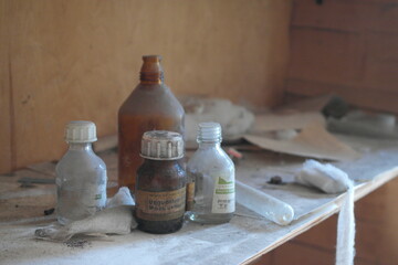 Abandoned drugs and chemicals in Pripyat / Chernobyl