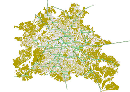 Berlin Map S Bahn Stations