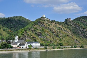 Fototapeta na wymiar Bornhofen am Rhein