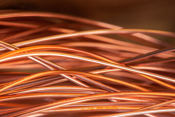 Copper wire, metals industry component