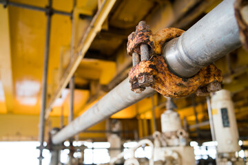 corrosion on nut Locking duplex pipe joints instead of welding for use in oil and gas applications...