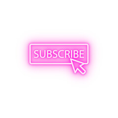 cursor subscribe neon icon