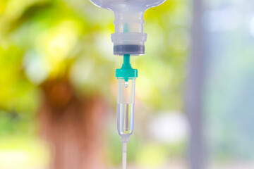 Chemotherapy and iv drip vitamin medical care.	