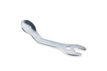 Wrench for the washing machine on a white isolated background