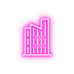 Building neon icon