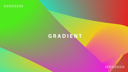 Abstract gradient multicolor background