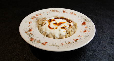 Mantı, Turkish food 