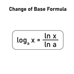 change of base formula in mathematics.