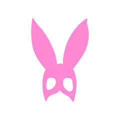 Pink Rabbit Mask
