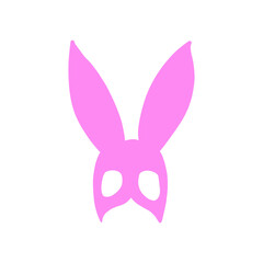 Purple Rabbit Mask