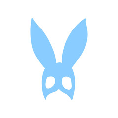 Blue Rabbit Mask