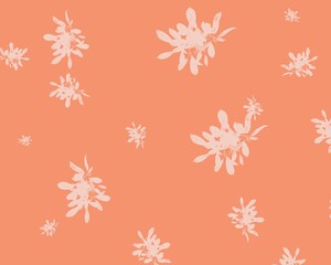 seamless background with snowflakes