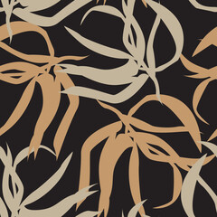 Tropical Leaf Seamless Pattern Design