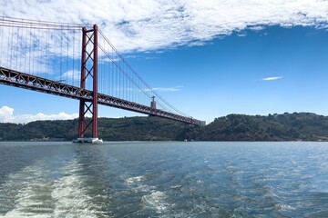 Bridge of 25th April in Lisbon