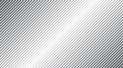 Black diagonal stripe pattern of lines. Vector abstract background.