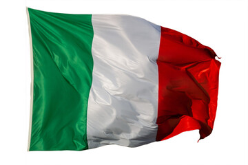 Italian flag waving - Powered by Adobe