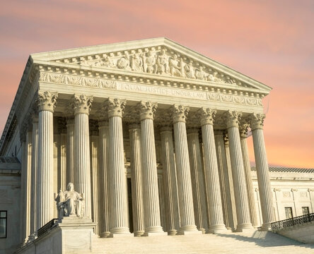 United States Supreme Court Building in Washington DC, USA	